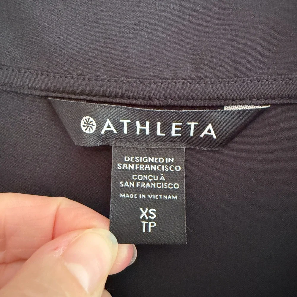 ATHLETA Women's Size XS Marlow Maxi Dress Black Lightweight‎ Sleeveless